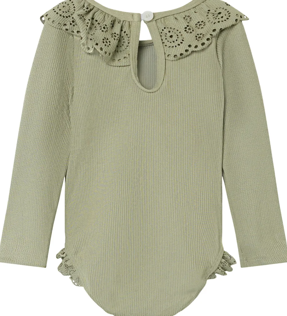 Lil' Atelier Badedragt - Rib - NbfFola - Forst Fog|Lil Atelier Sale