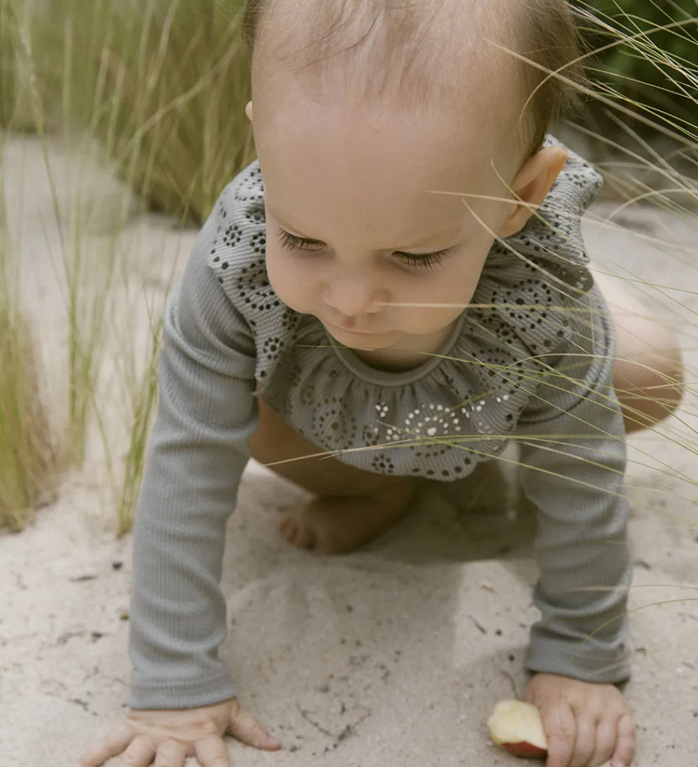 Lil' Atelier Badedragt - Rib - NbfFola - Forst Fog|Lil Atelier Sale