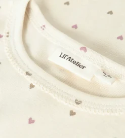 Bluse - NmfFlalo - Turtledove/Heart|Lil Atelier Discount