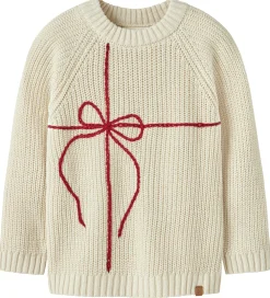 Lil' Atelier Bluse - Strik - NmnEmlen - Turtldove|Lil Atelier Sale