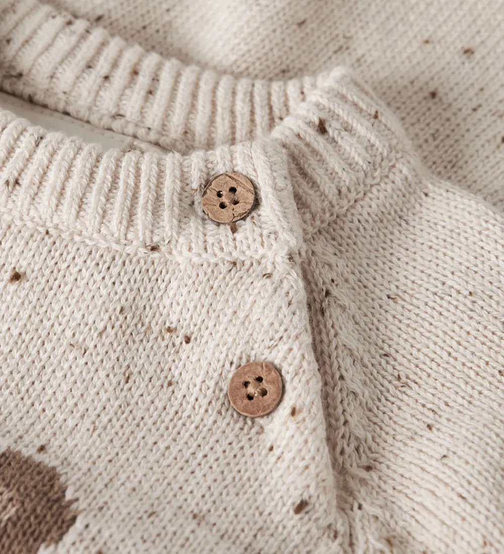 Lil' Atelier Body L/Æ - Strik - NbnGalto - Turtledove/Teddy|Lil Atelier Online