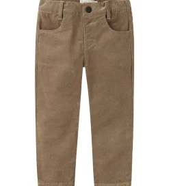 Bukser - Fløjlsvelour - NmmRyansomba - Sepia Tint|Lil Atelier Online