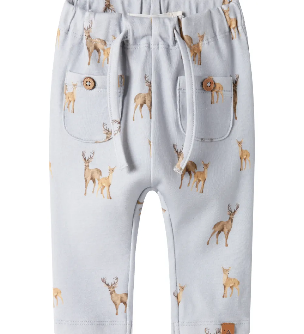 Lil' Atelier Bukser - NbmLayo - Gray Dawn/ Deer|Lil Atelier Hot