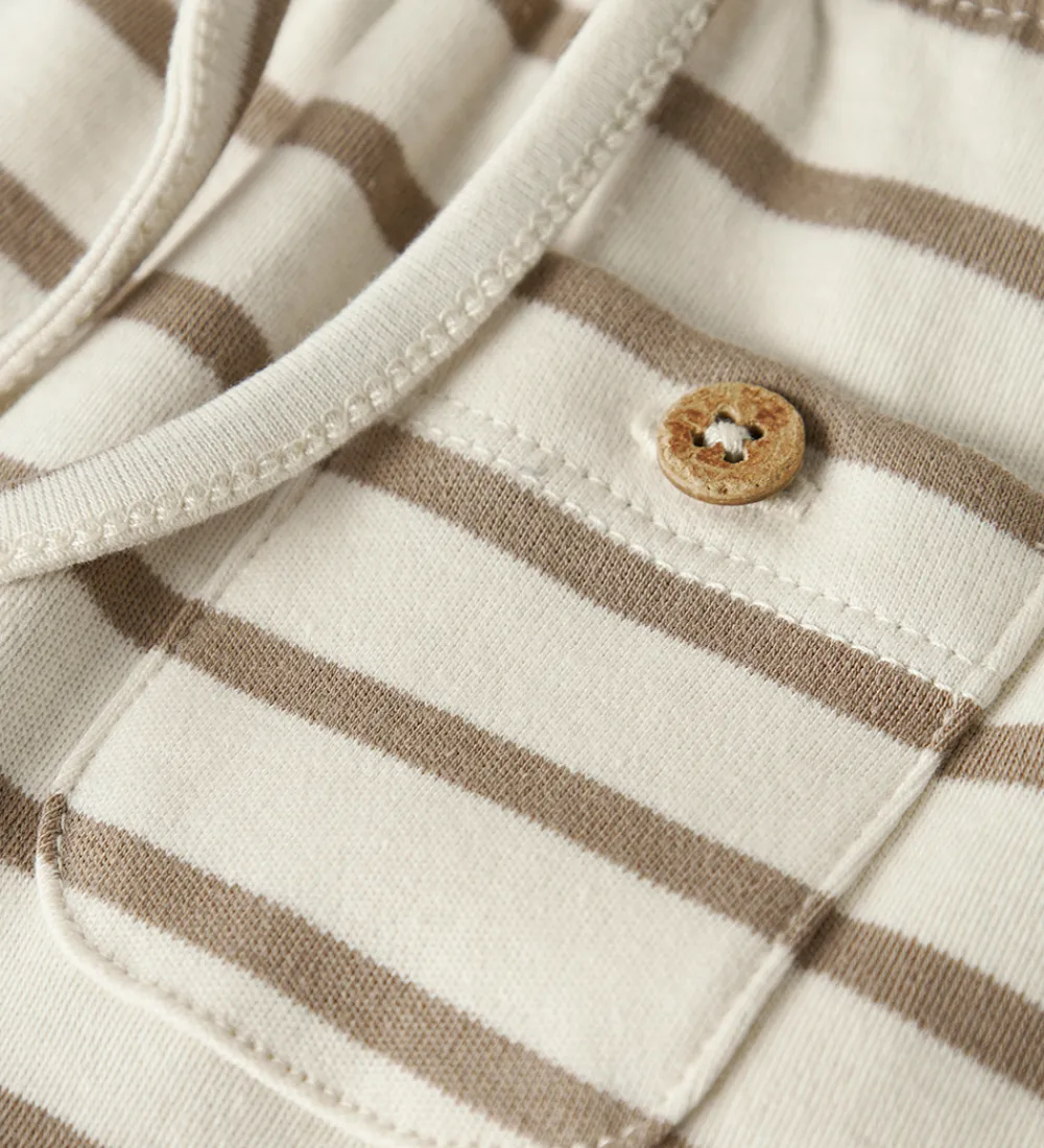 Lil' Atelier Bukser - NbmLimia - Turtledove/ Sepia Tint|Lil Atelier Clearance