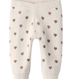 Bukser - Strik - NbfSaran - Turtledove/Sepia Tint|Lil Atelier