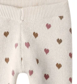 Bukser - Strik - NbfSaran - Turtledove/Sepia Tint|Lil Atelier