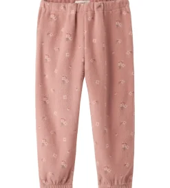Lil' Atelier Fleecesæt - NmfLaspektra - Misty Rose m. Blomster|Lil Atelier