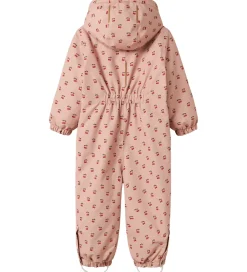 Lil' Atelier Flyverdragt - NmfLasnow10 - AOP - Misty Rose/Cherry|Lil Atelier Clearance