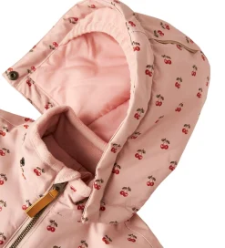 Lil' Atelier Flyverdragt - NmfLasnow10 - AOP - Misty Rose/Cherry|Lil Atelier Clearance