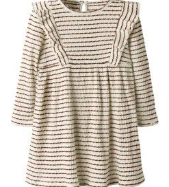 Lil' Atelier Kjole - Rib - NmfOsophia - Hot Chocolate|Lil Atelier Sale