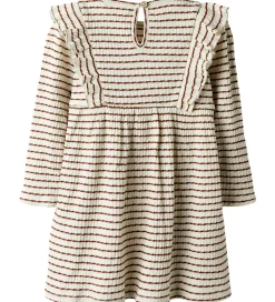 Lil' Atelier Kjole - Rib - NmfOsophia - Hot Chocolate|Lil Atelier Sale