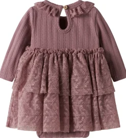 Lil' Atelier Kjolebody l/æ - NbfRobelle - Nostalgia Rose|Lil Atelier Clearance