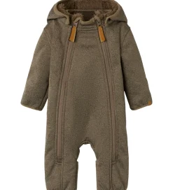 Lil' Atelier Køredragt - NbnLoro - Shitake/Melange|Lil Atelier Clearance