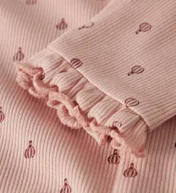 Lil' Atelier Leggings - Slim Rib - NbfGago - Cameo Rose|Lil Atelier Online