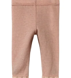 Lil' Atelier leggings - Uld - NbfNoel - Roebuck m. Hulmønster|Lil Atelier New