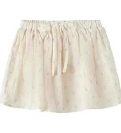 Lil' Atelier Nederdel - NmfNoanna - Turtledove/Flowers|Lil Atelier Best