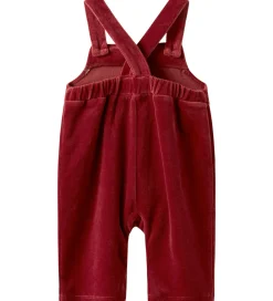 Lil' Atelier Smækbukser - Velour - NbfSaga - Red Dahlia|Lil Atelier Hot