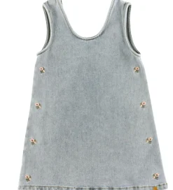 Spencer - NmfDarlee - Medium Blue Denim/Flower Emb|Lil Atelier Best