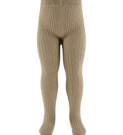 Lil' Atelier Strømpebukser - Noos - Rib - NbnIlso - Sepia Tint|Lil Atelier Clearance