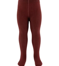 Strømpebukser - Rib - NbfIlso - Hot Chocolate|Lil Atelier Outlet