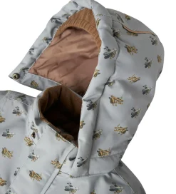 Lil' Atelier Vinterjakke - NmmLasnow10 - Ultimate Grey/Airplanes|Lil Atelier New