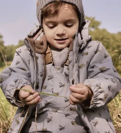 Lil' Atelier Vinterjakke - NmmLasnow10 - Ultimate Grey/Airplanes|Lil Atelier New