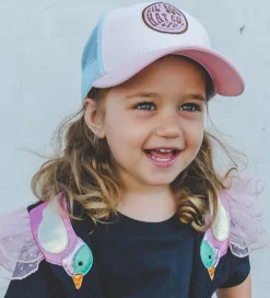 Kasket - Trucker - Pink/Turquoise|Lil' Boo Copenhagen