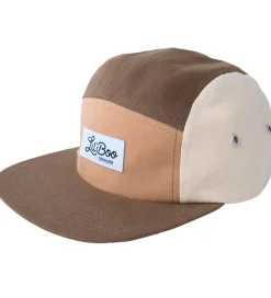 Kasket - Block Brown 5-Panel - Brun|Lil' Boo Copenhagen Online