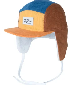 Lil'Boo Copenhagen Kasket - Corduroy - Yellow/Brown/Blue|Lil' Boo Copenhagen Clearance