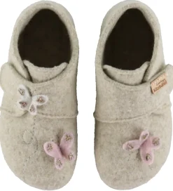 Hjemmesko - Uld - Sissi Schmetterling - Oat Mil|Living Kitzbühel Discount