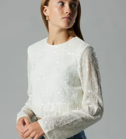 Bluse - NlfRisianna - White Alyssum|LMTD New