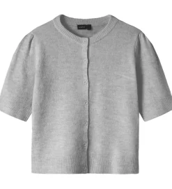 Cardigan - Strik - NlfLodet - Light Grey Melange|LMTD Outlet