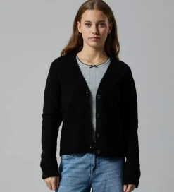 Cardigan - Strik - Noos - NlfLodet - Sort|LMTD New