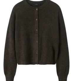 Cardigan - Strik - Noos - NlfLodet - Chocolate Brown|LMTD Online