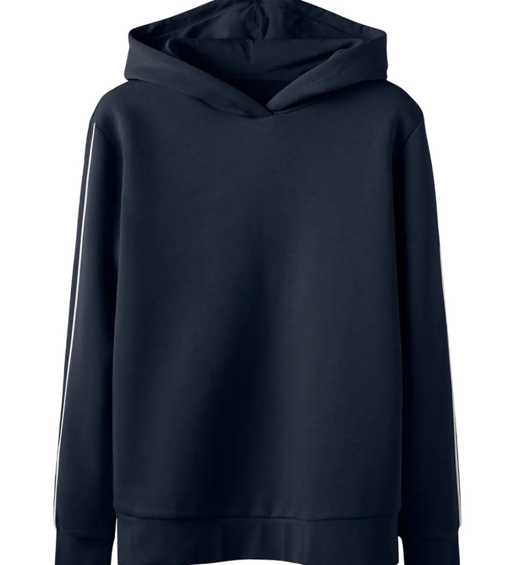 Hættetrøje - NlfBlake - Dark Sapphire/White Pipings|LMTD Online