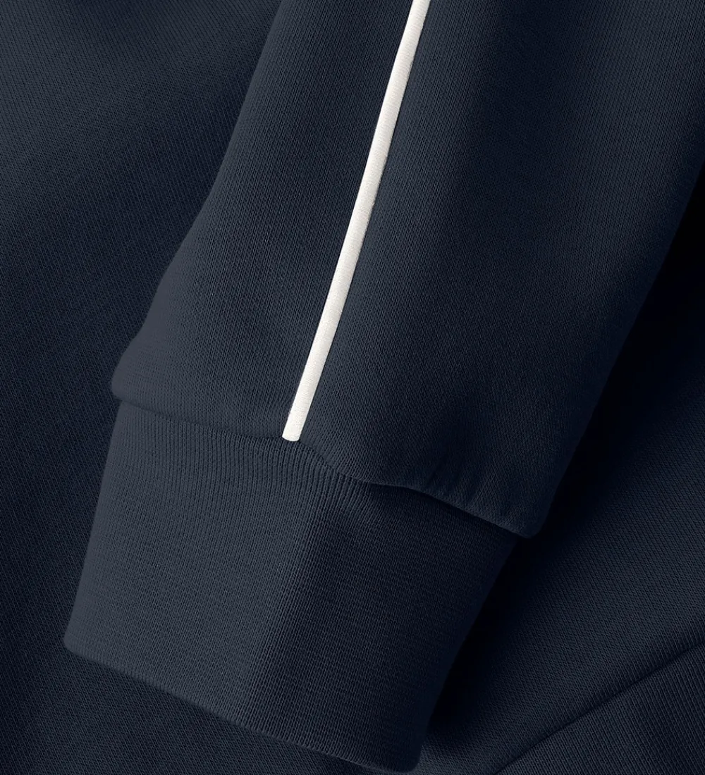 Hættetrøje - NlfBlake - Dark Sapphire/White Pipings|LMTD Online