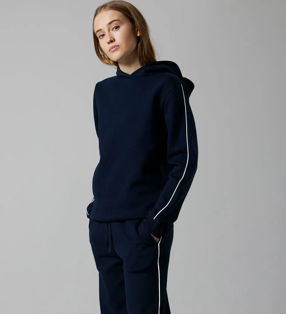 Hættetrøje - NlfBlake - Dark Sapphire/White Pipings|LMTD Online