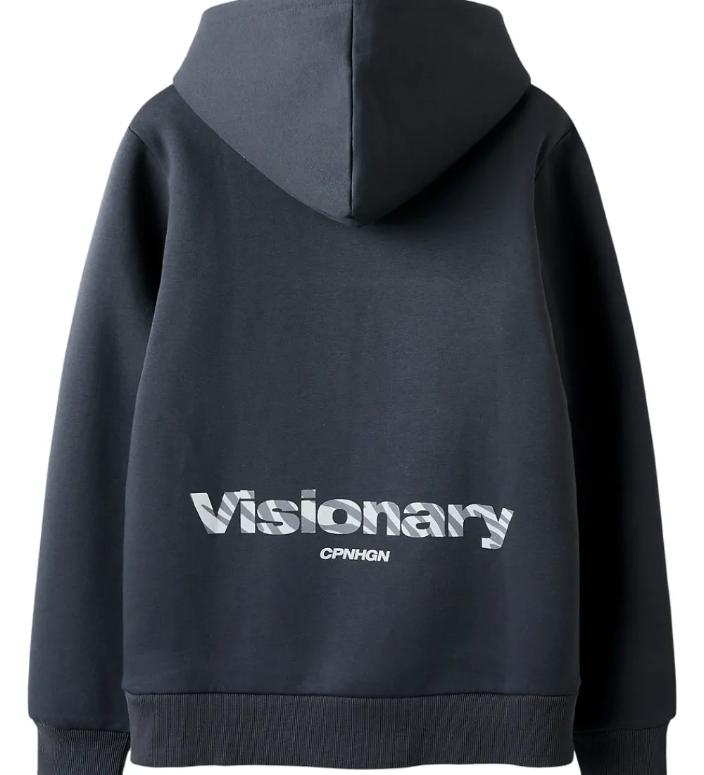 Hættetrøje - NlnHebra - Asphalt m. Print|LMTD Sale