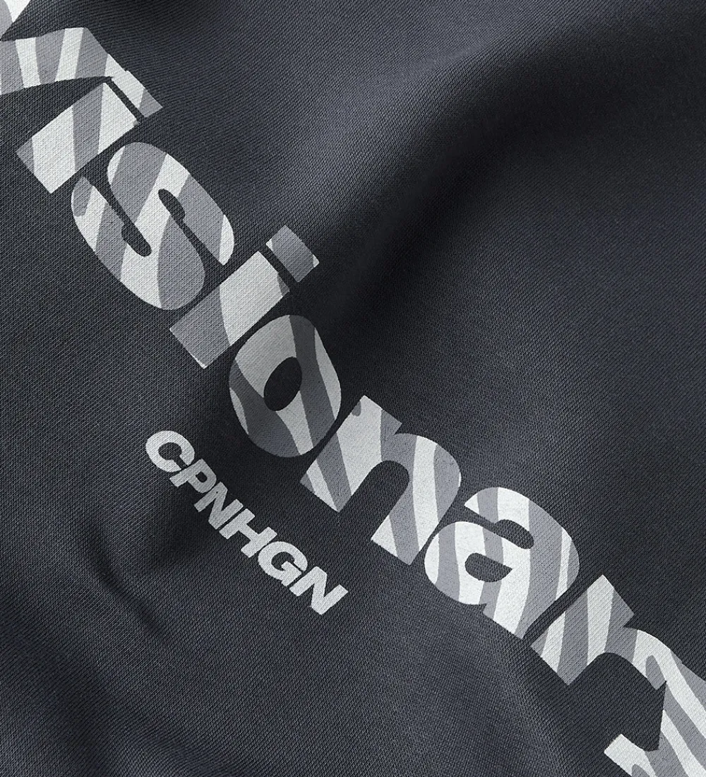 Hættetrøje - NlnHebra - Asphalt m. Print|LMTD Sale