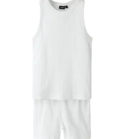 Nattøj - NlfNomina - Shorts/Undertrøje - Bright White|LMTD Best