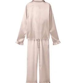 Pyjamas Set - Satin - NlfNightys - Crystal Pink|LMTD Clearance
