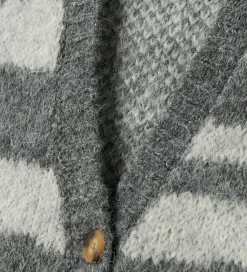 Vest - NlfNulos - Kort Strik - Dark Grey Melange|LMTD Clearance