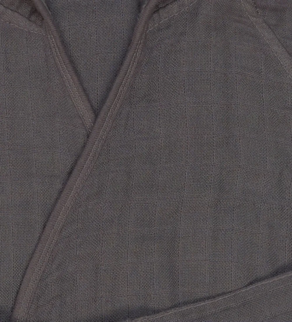 Badekåbe - Musselin - 12-18 mdr - Anthracite|Lässig Outlet