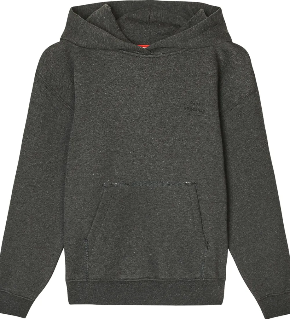 Hættetrøje - Sonan - Charcoal Melange|Mads Nørgaard Sale