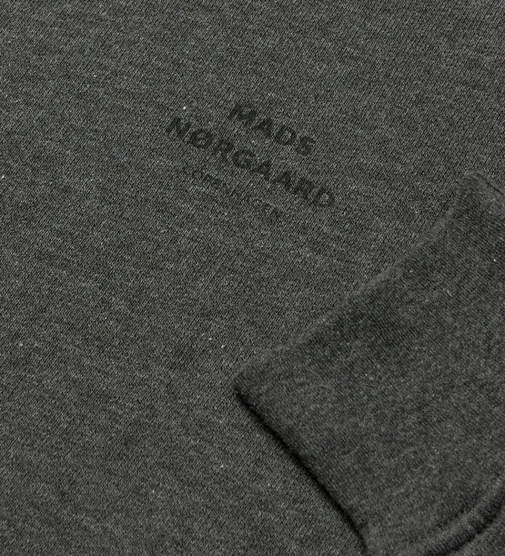 Hættetrøje - Sonan - Charcoal Melange|Mads Nørgaard Sale