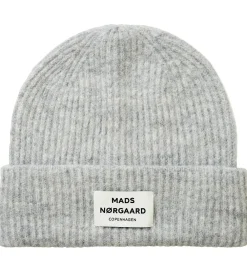 Hue -Uld/Akryl - Tosca Anju - Lysegråmeleret|Mads Nørgaard Best