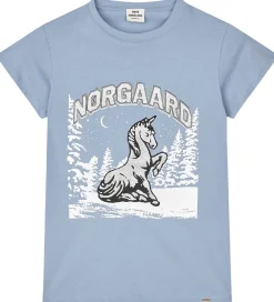 T-shirt - Tuvina - Faded Denim|Mads Nørgaard Clearance