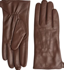 Handsker - Læder/Uld - CariannaMBG - Brandy|Markberg Discount