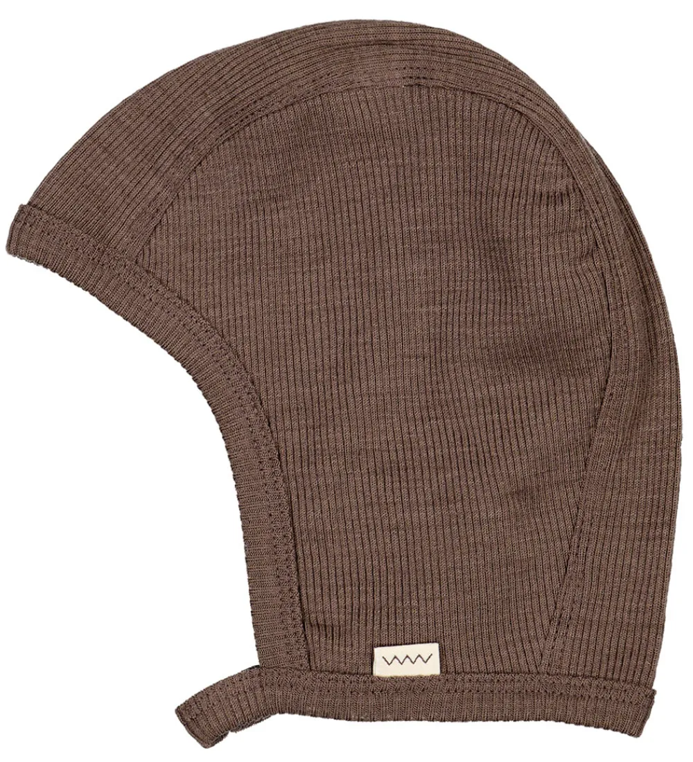 Babyhjelm - Uld - Hoody - Terre|MarMar Outlet