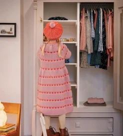 Baret - Strik - Uld/Bomuld - Alexo - Tomato Stripe|MarMar Outlet